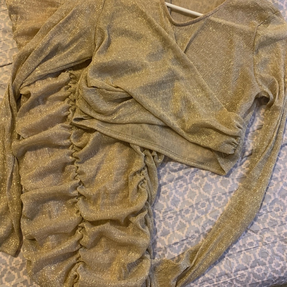 Fashion nova long sleeve top and long skirt